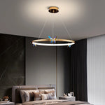  Butterfly Elliptic ring Chandelier 10