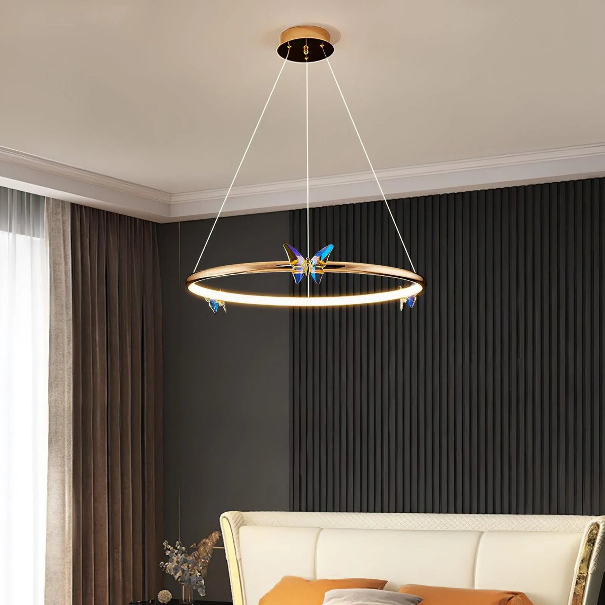  Butterfly Elliptic ring Chandelier 11