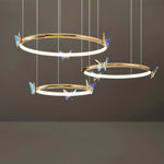  Butterfly Elliptic ring Chandelier 14