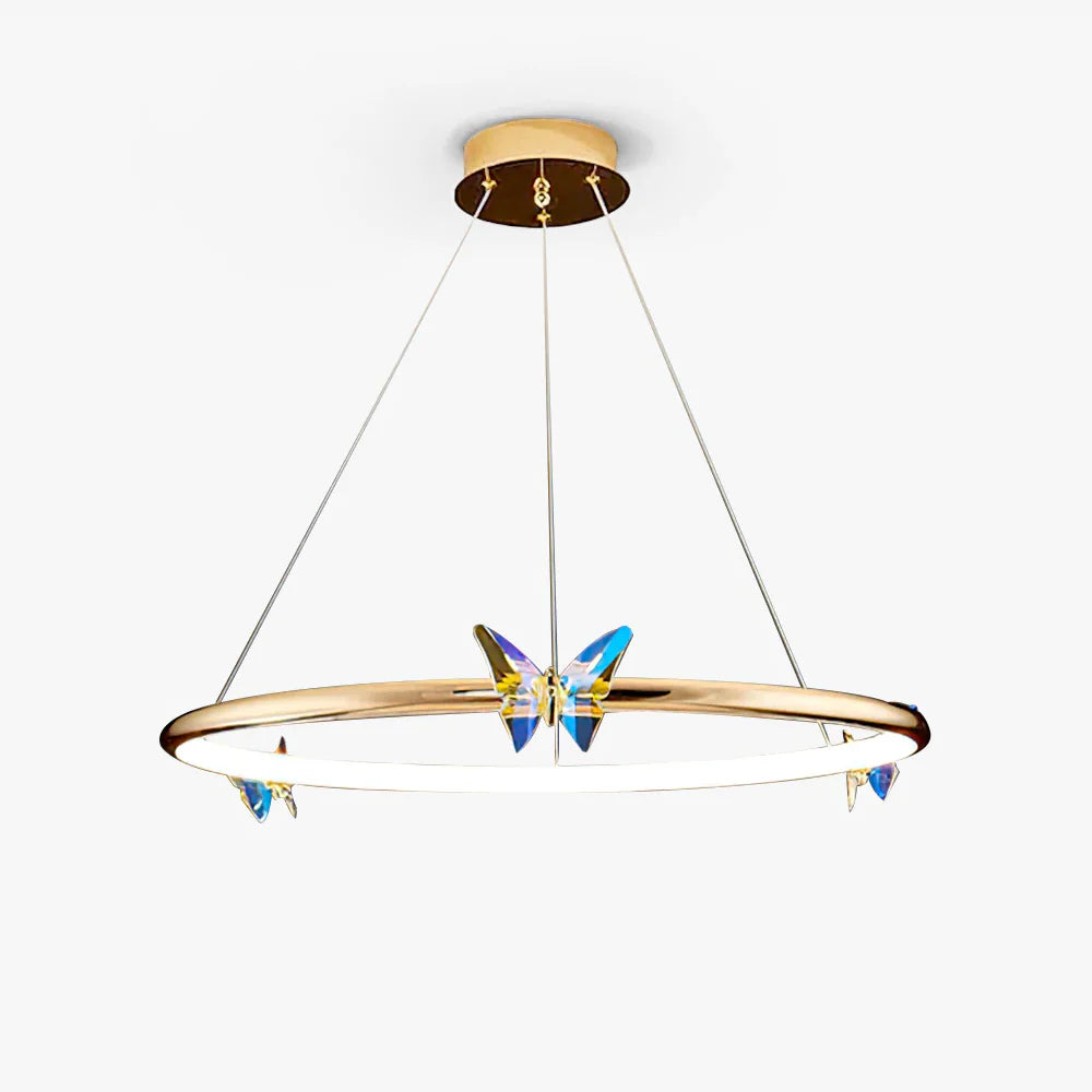  Butterfly Elliptic ring Chandelier 18