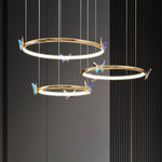  Butterfly Elliptic ring Chandelier 3