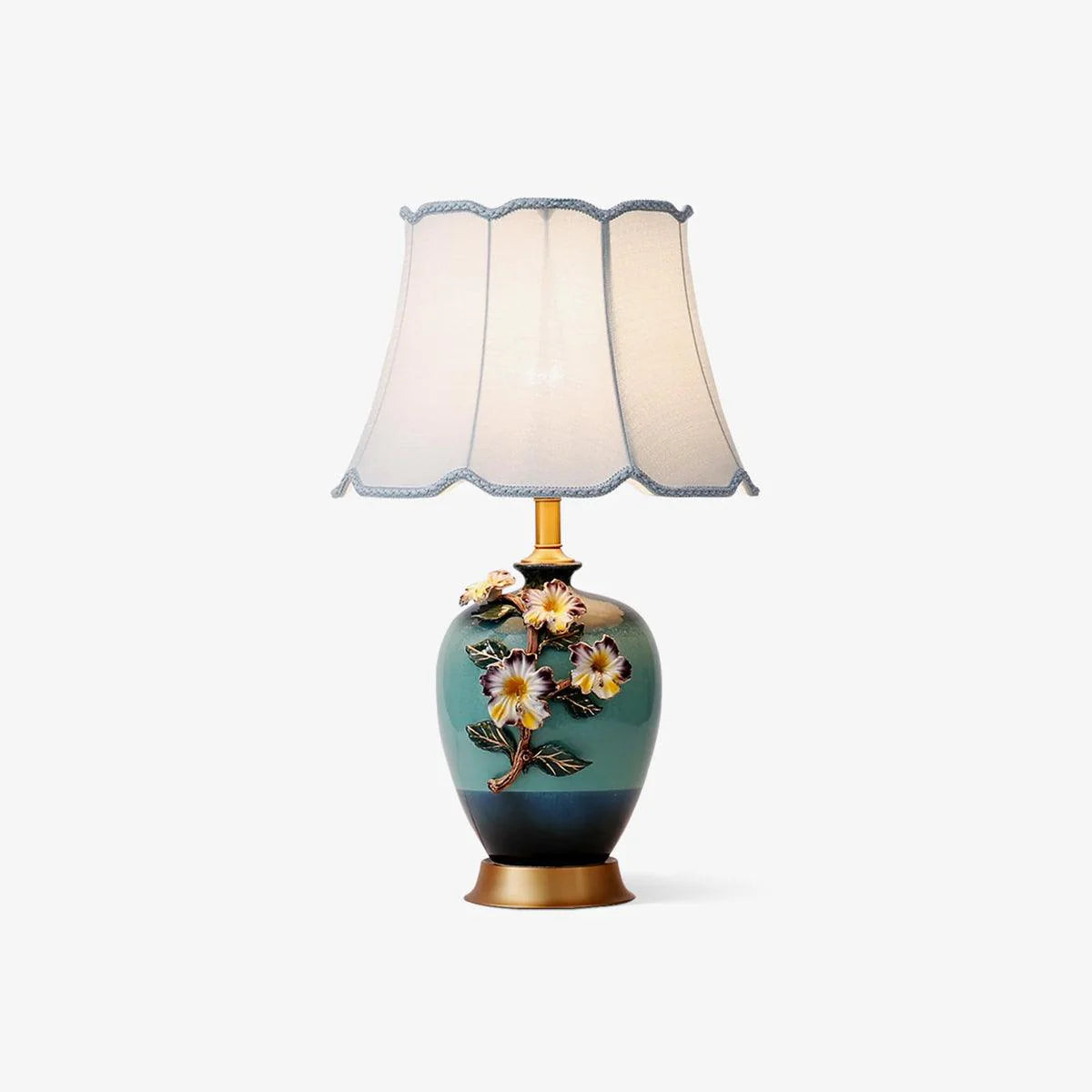 Ceramic Flower Table Lamp 1