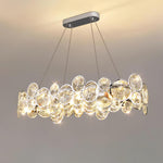 Chrome Round Crystal Chandelier 10