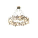 Chrome Round Crystal Chandelier 28