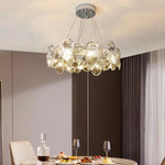 Chrome Round Crystal Chandelier 30