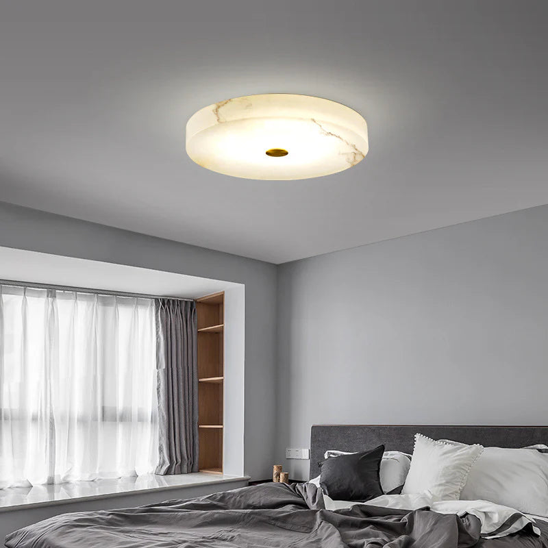 Alabaster Ceiling Lamp in the modern room