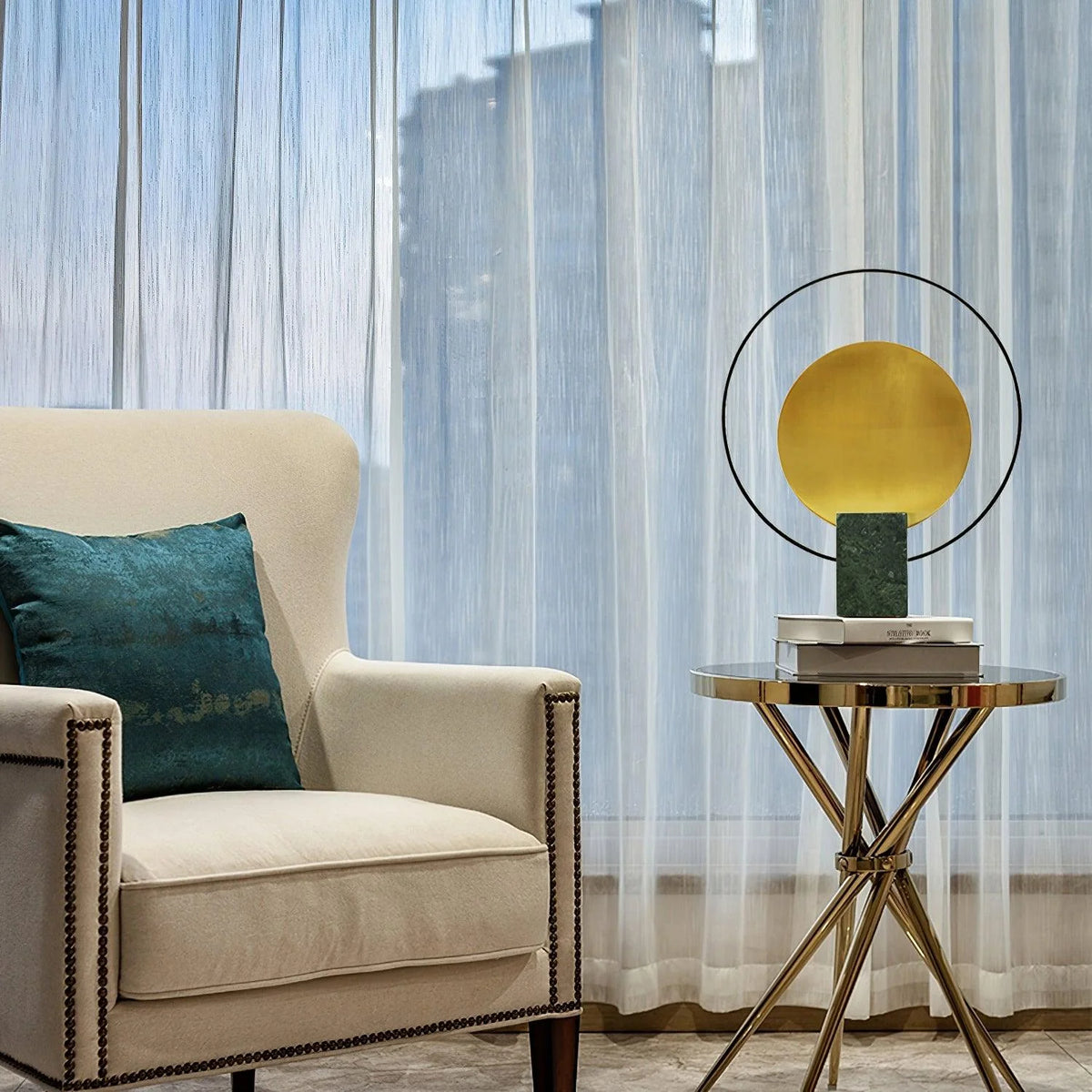 Circle Table Lamp 18