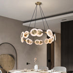 Circular Optical Disc Chandelier 2