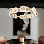 Circular Optical Disc Chandelier 6