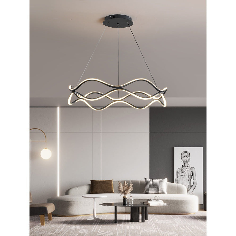 Circular Wave Chandelier 10