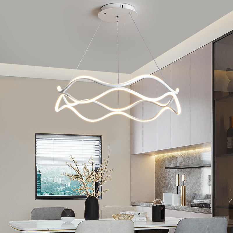 Circular Wave Chandelier 14