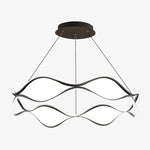 Circular Wave Chandelier 3