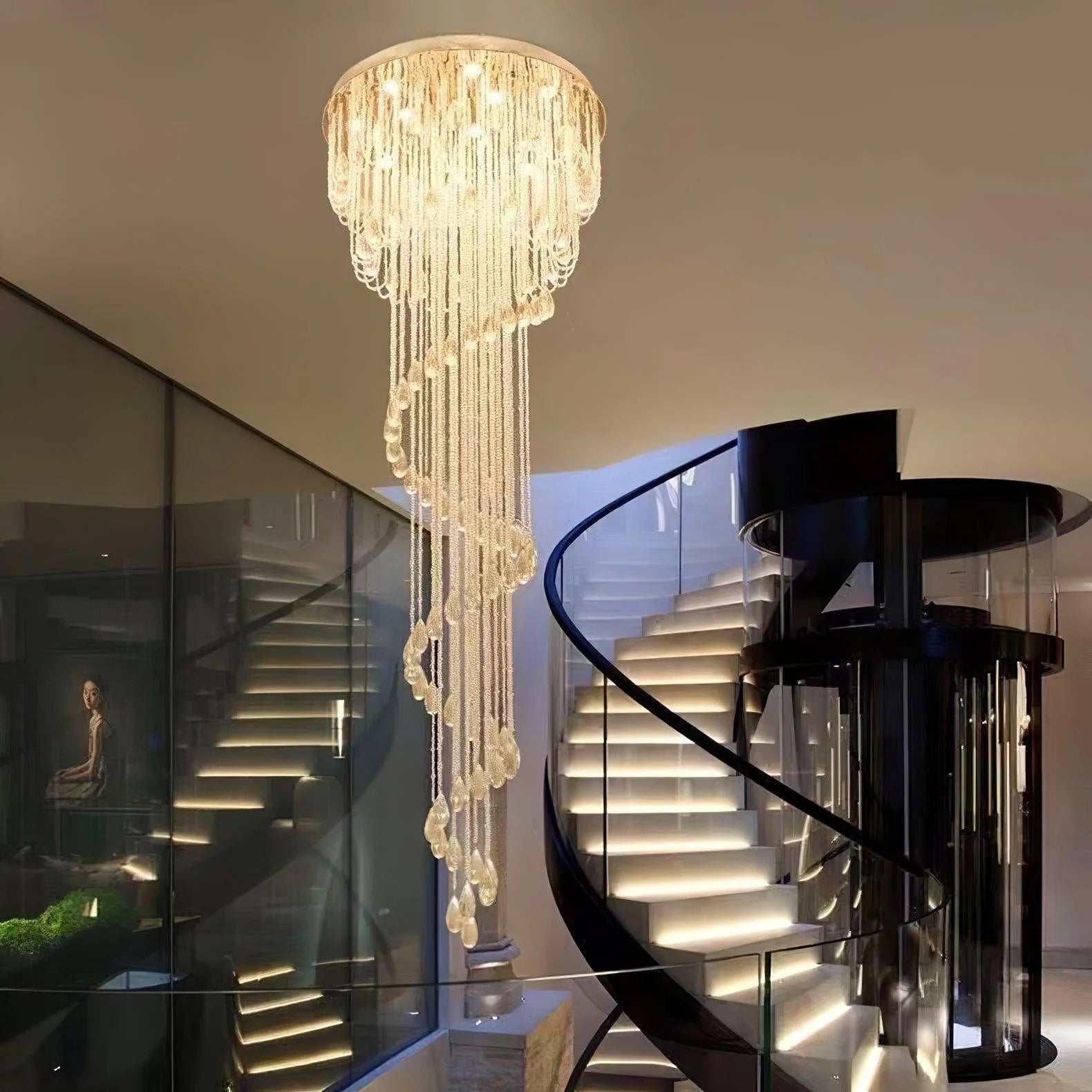 Classic Symphony Spiral Chandelier 2