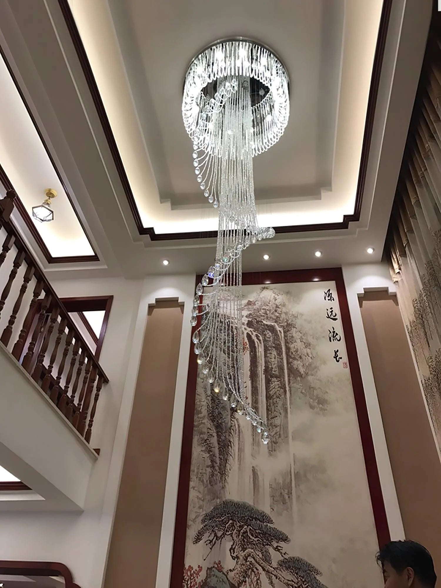 Classic Symphony Spiral Chandelier 6