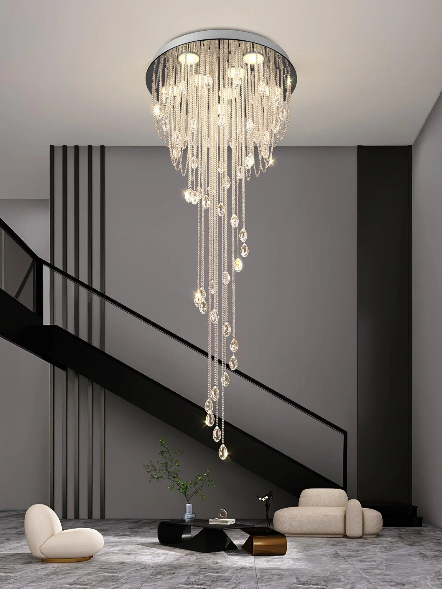 Classic Symphony Spiral Chandelier 8