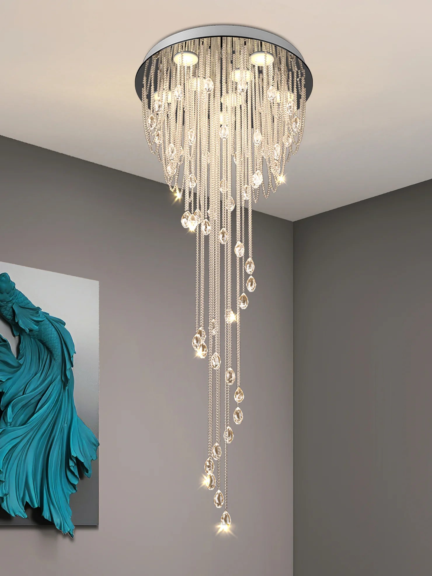 Classic Symphony Spiral Chandelier 9