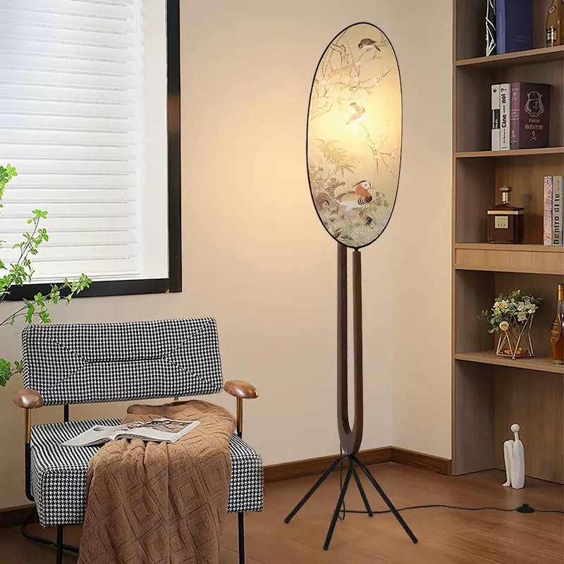 Classical_Bird_Painting_Floor_Lamp_3