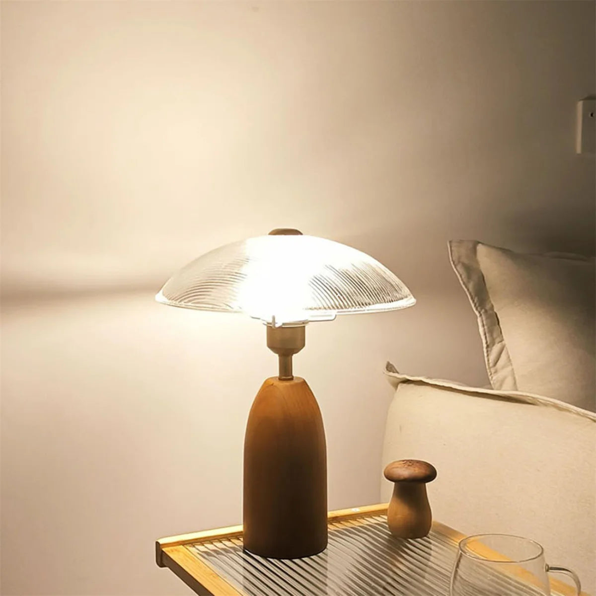 Clear Umbrella Table Lamp 2