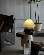Corner Log Table Lamp 12
