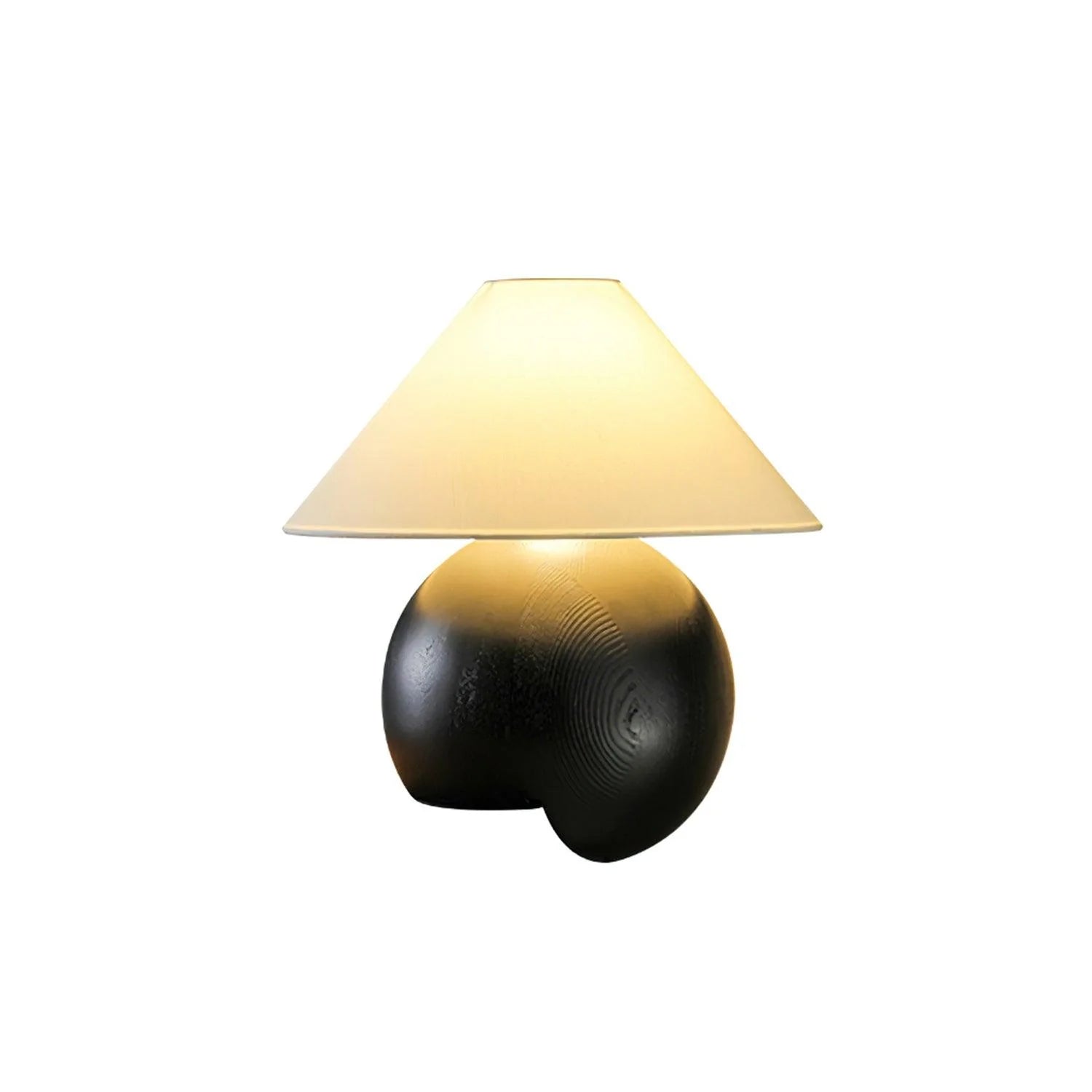 Corner Log Table Lamp 16