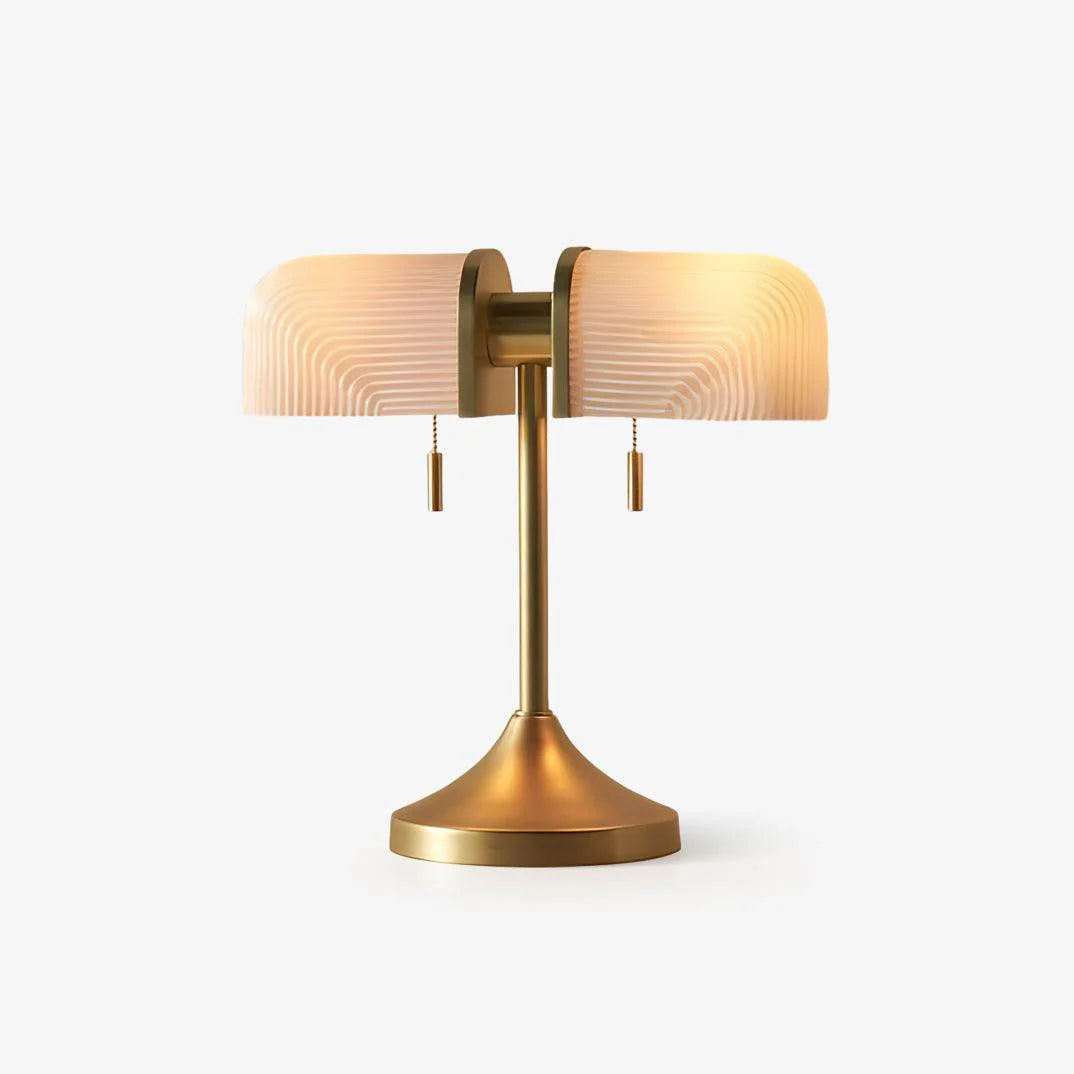 Corrugated Glass Table Lamp-1