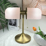 Corrugated Glass Table Lamp-5