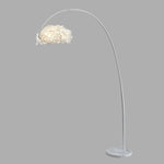 Cream Hydrangea Floor Lamp 10