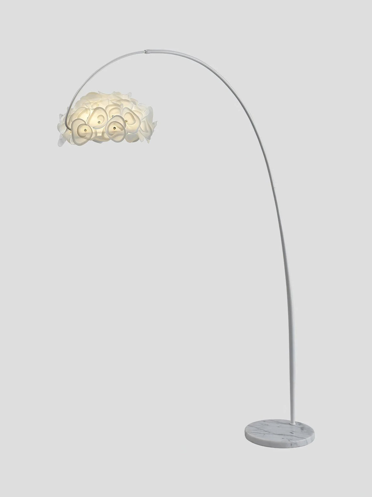 Cream Hydrangea Floor Lamp 19