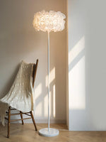 Cream Hydrangea Floor Lamp 2