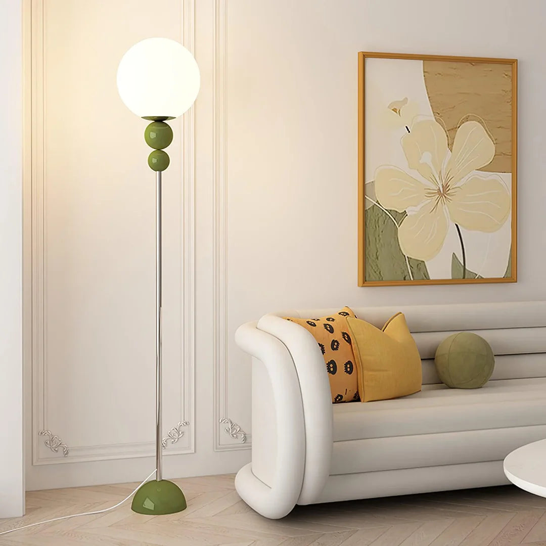 Cream Macaron Floor Lamp 2