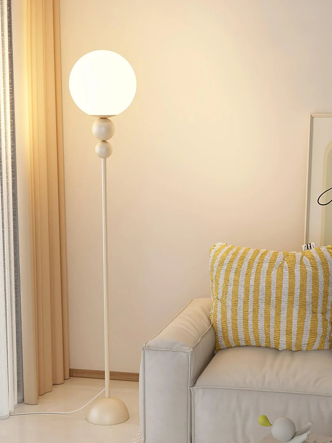 Cream Macaron Floor Lamp 21