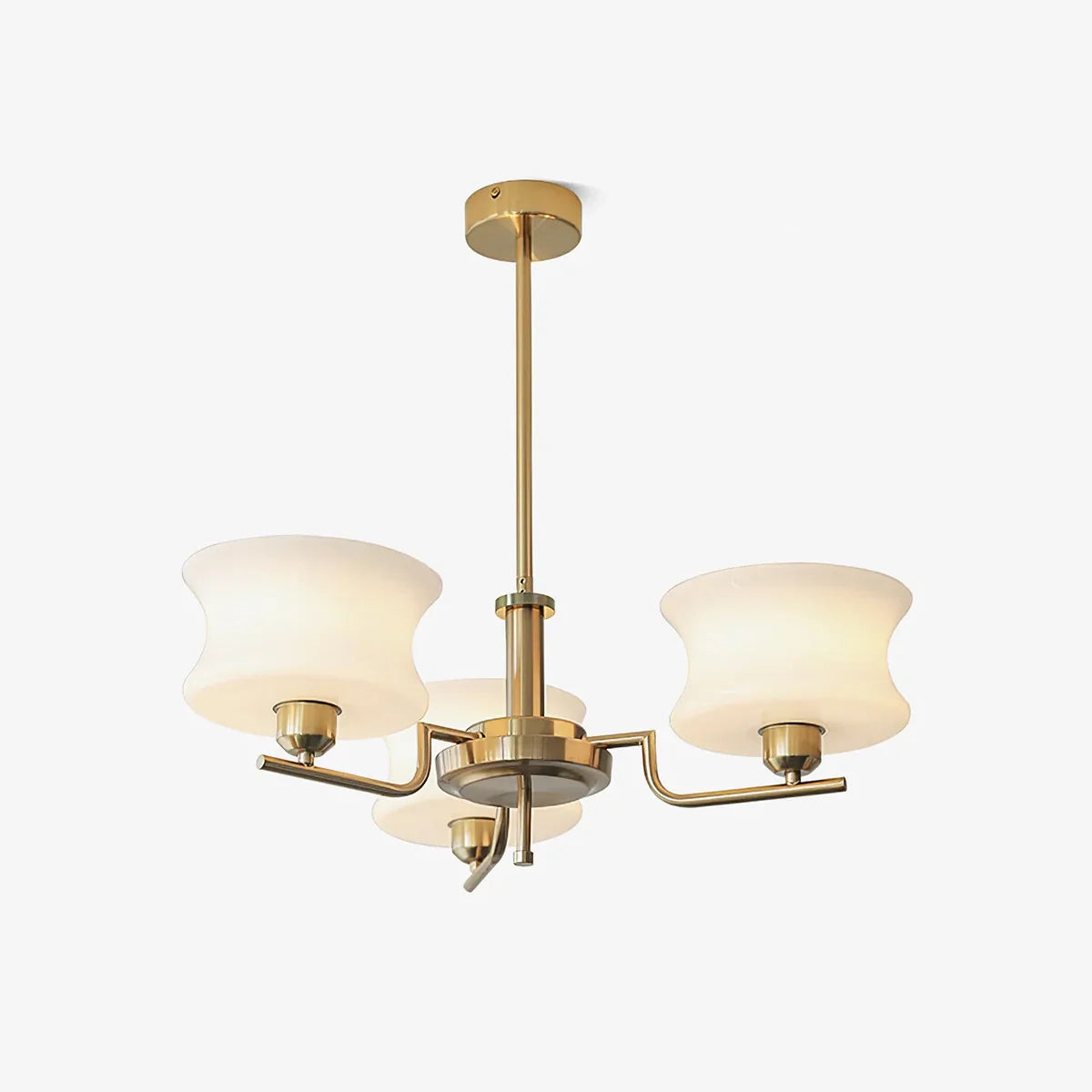 Cream_Metal_Glass_Chandelier_1