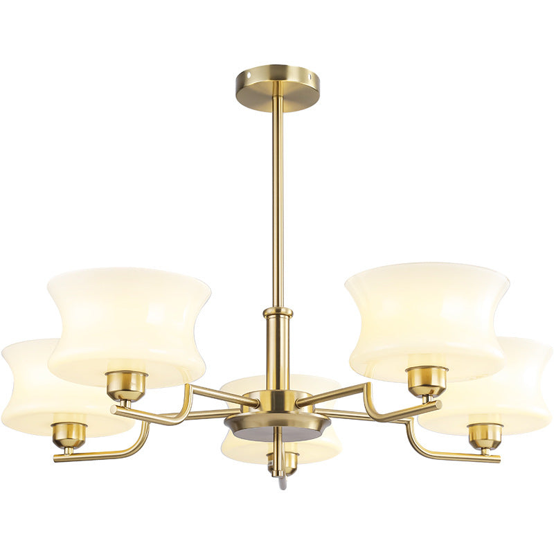 Cream_Metal_Glass_Chandelier_5