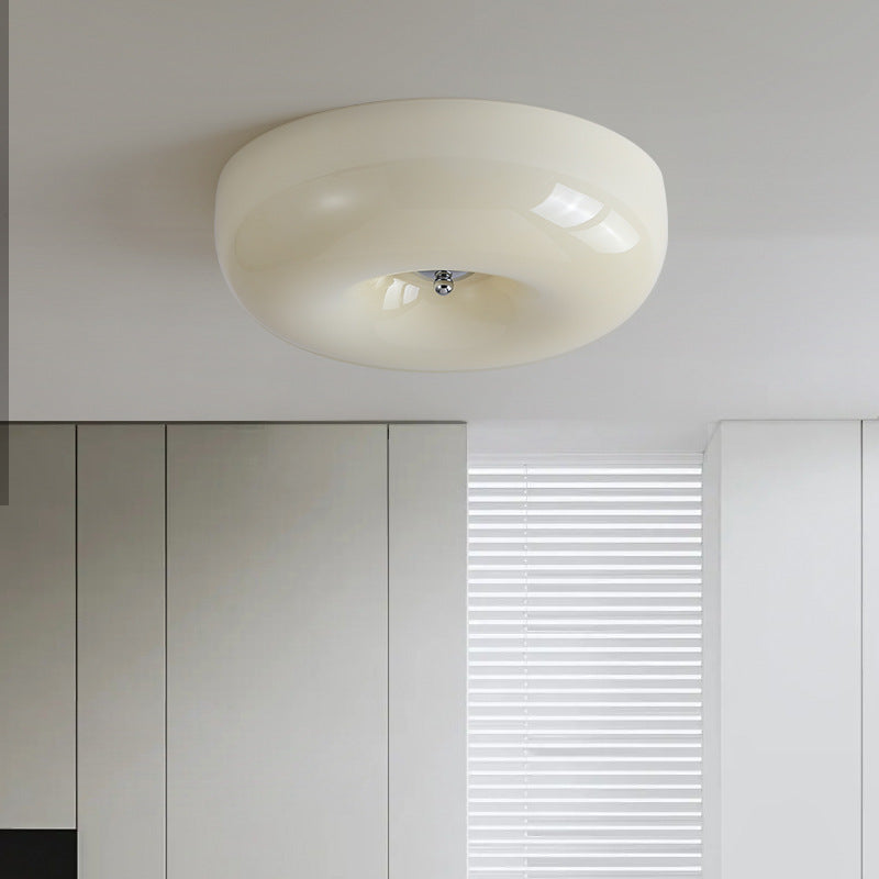 Cream_Round_Ceiling_Light_front view