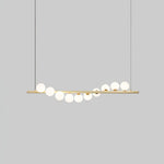 Cream Yellow Beaded Chandelier 15