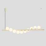 Cream Yellow Beaded Chandelier 16