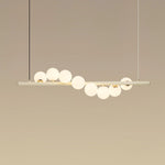 Cream Yellow Beaded Chandelier 22