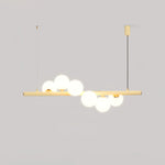 Cream Yellow Beaded Chandelier 27