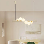 Cream Yellow Beaded Chandelier 29