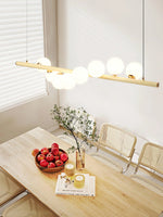 Cream Yellow Beaded Chandelier 8