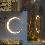 Stylish Crescent Wall Light enhancing the aesthetic of a contemporary wall