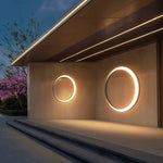 Eye - catching Crescent Wall Light brightening up a plain wall surface