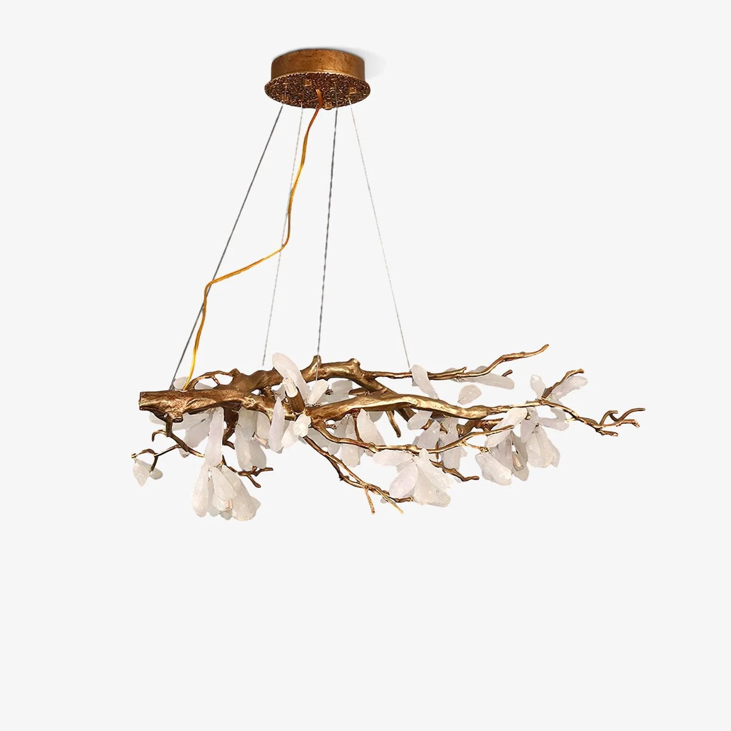 Crushed Natural Stone Chandelier 1