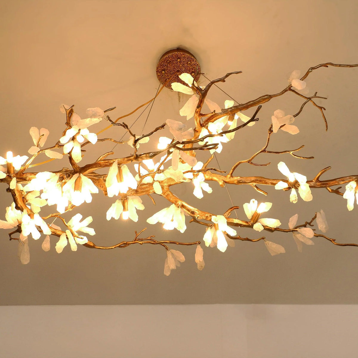 Crushed Natural Stone Chandelier 4