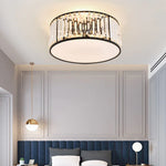 Crystal_Ceiling_Light_with black lamp body