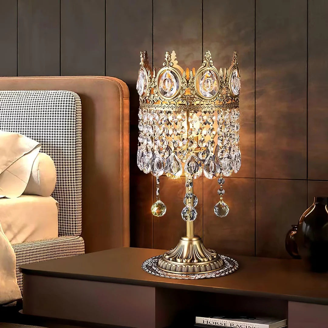 Crystal Crown Table Lamp 10