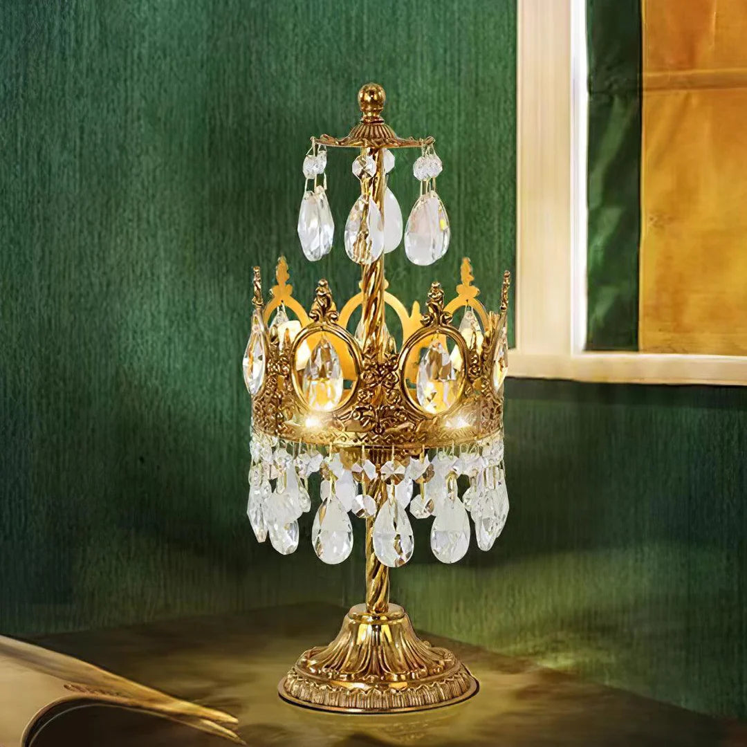 Crystal Crown Table Lamp 13