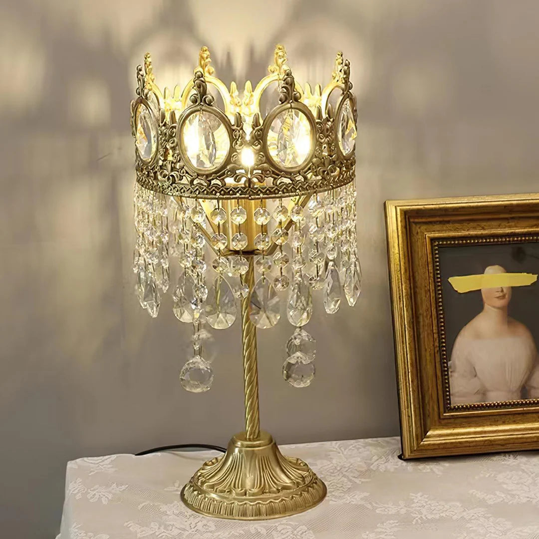 Crystal Crown Table Lamp 2