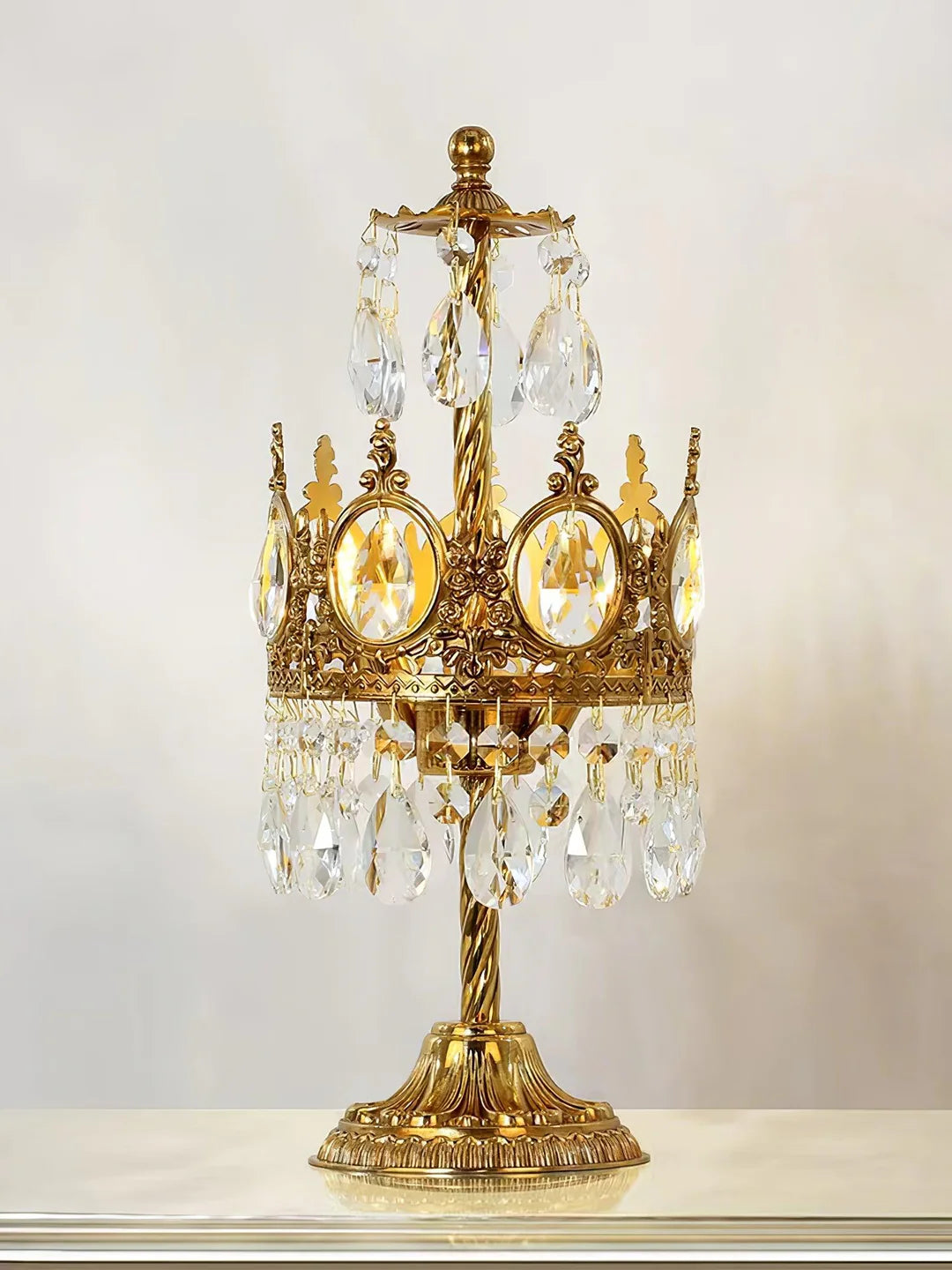 Crystal Crown Table Lamp 26