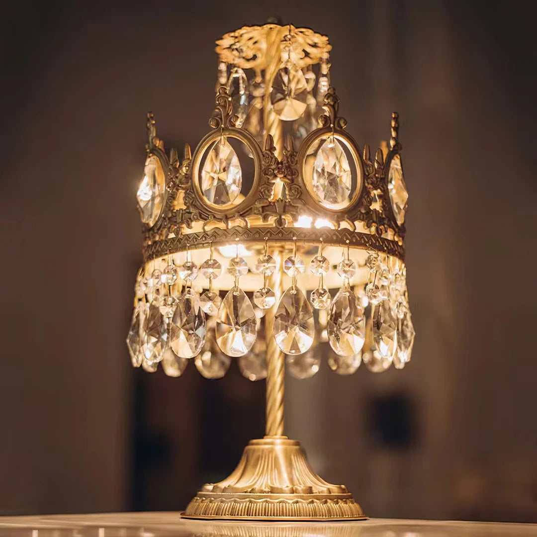 Crystal Crown Table Lamp 3